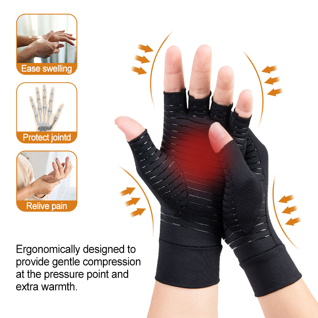 Comfort Fit™ Copper Compression Gloves