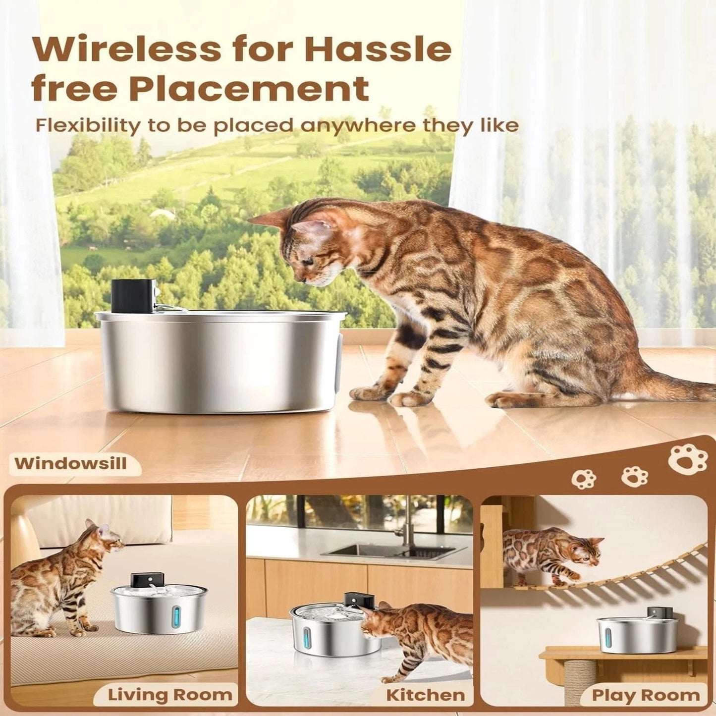 🐾 FreshFlow Automatic Pet Water Fountain for Cats & Dogs + 50% Off Storewide + Today Only