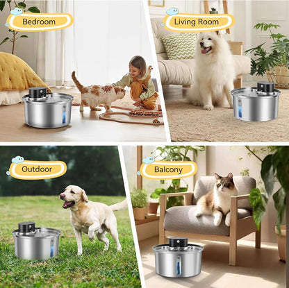 🐾 FreshFlow Automatic Pet Water Fountain for Cats & Dogs + 50% Off Storewide + Today Only