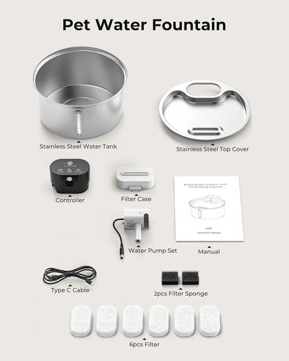 🐾 FreshFlow Automatic Pet Water Fountain for Cats & Dogs + 50% Off Storewide + Today Only