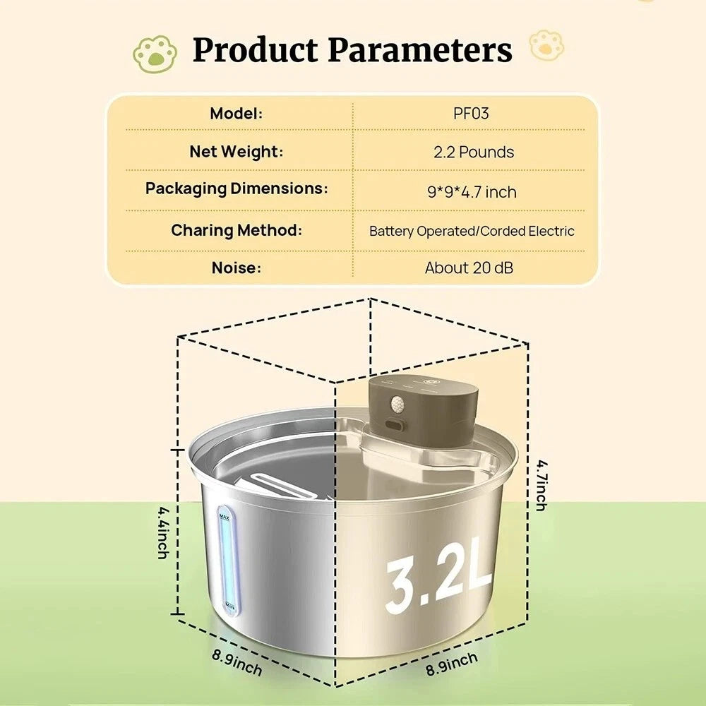 🐾 FreshFlow Automatic Pet Water Fountain for Cats & Dogs + 30% Off Storewide + Today Only